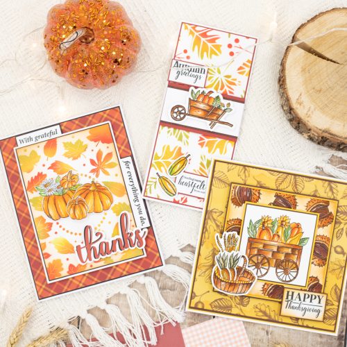Step into the new season with Nature's Garden Autumn Blessings craft collection