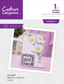 Crafter's Companion Metal Die Edgeable - Lovely Daisies