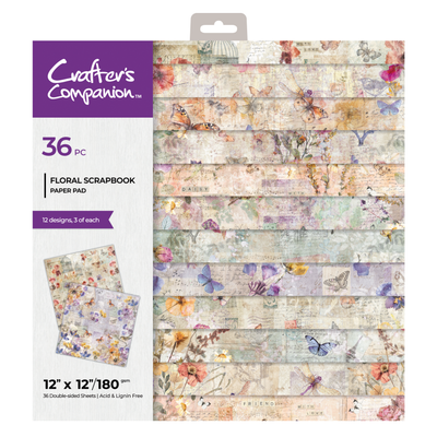CC-12 x 12 Paper Pad - Floral Scrapbook