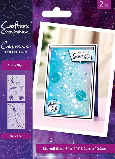 Cosmic Collection Stencil Set - Starry Night