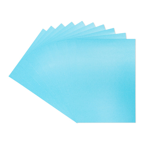 Crafter's Companion Centura Pearl Single Colour A4 10 Sheet Pack - Turquoise