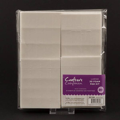 Crafter's Companion Large 3D Foam Pad Kit - 20 Sheets