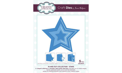 Creative Expressions Jamie Rodgers In and Out Collection Stars Craft Die