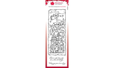 Creative Expressions Woodware Clear Singles Holy Night 8 in x 2.6 in Stamp