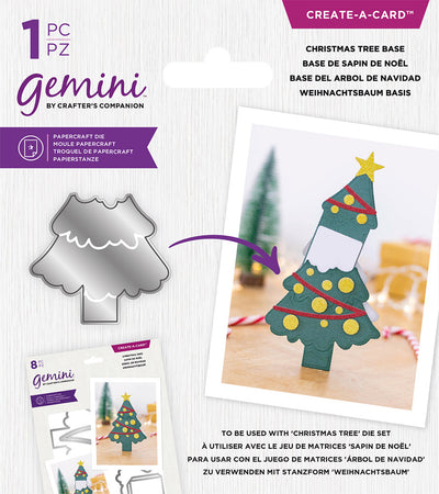 Gemini - Create-a-Card - Message Reveal Dies - Christmas Tree Base