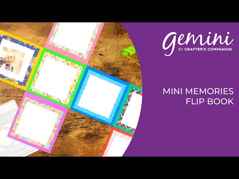 Gemini Elements Mini Memories Collection Metal Die - Flip Book