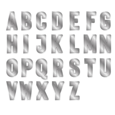 Gemini Expressions Metal Die - Left-Fold Alphabet