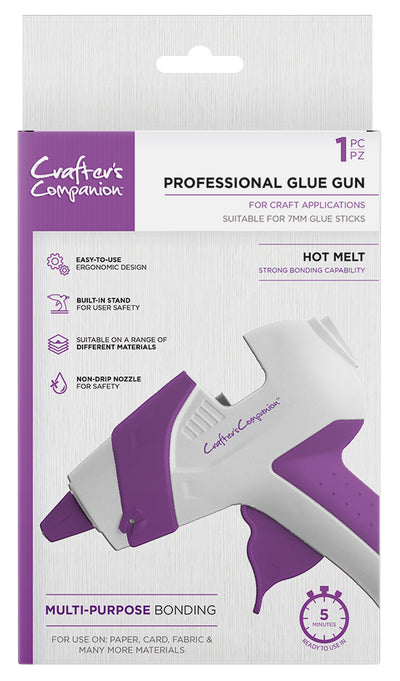 Crafter's Companion Hot Glue Gun with 80 Glue Sticks Collection