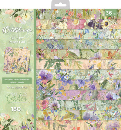 Nature's Garden Wildflower 12 x 12 Paper Pad