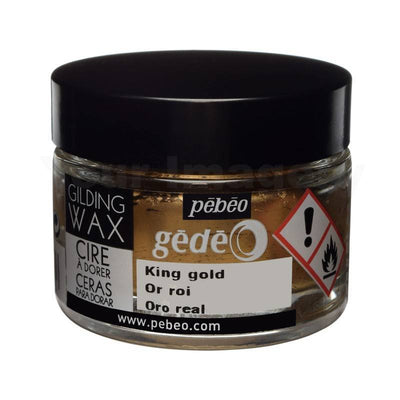 Pebeo Gilding Wax King Gold - 30ml pot