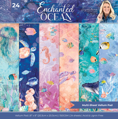 Sara Signature - Enchanted Ocean - 8 x 8 Vellum Pad