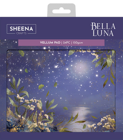 Sheena Douglass Bella Luna 8 x 8 Vellum Pad