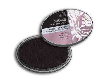 Spectrum Noir Midas Metallic Pigment Inkpad - Pink Lace