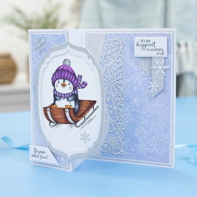 Crafter's Companion Cute Penguin Stamps - Snow What Fun!