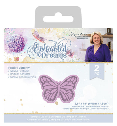 Sara Signature - Enchanted Dreams - Stamp & Die Set - Fantasy Butterfly