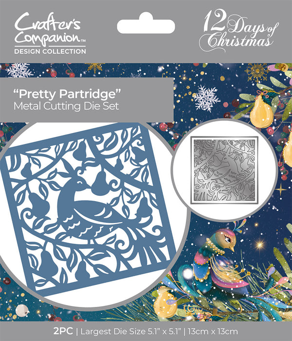 Twelve Days of Christmas Create-a-Card Die - Pretty Partridge