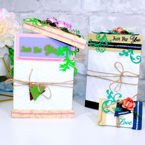 Watch Along Wednesday - beautiful boxes with the Double-Sided Box Dies