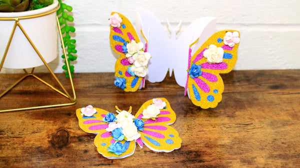 Craft a butterfly shaped card
