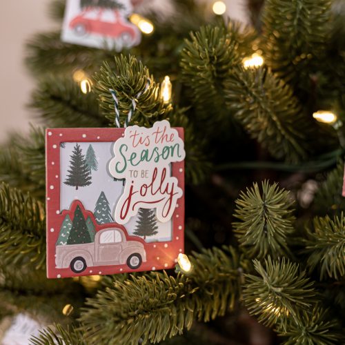 Craft a Christmas decoration to hang on your tree with Violet Studio
