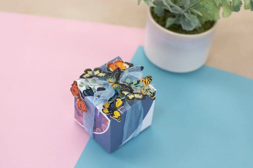 How to die cut butterfly decorations