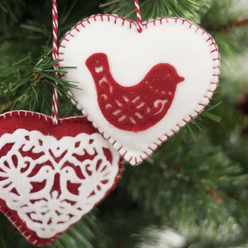 Make Christmas Decorations using Sara's Scandinavian Christmas range