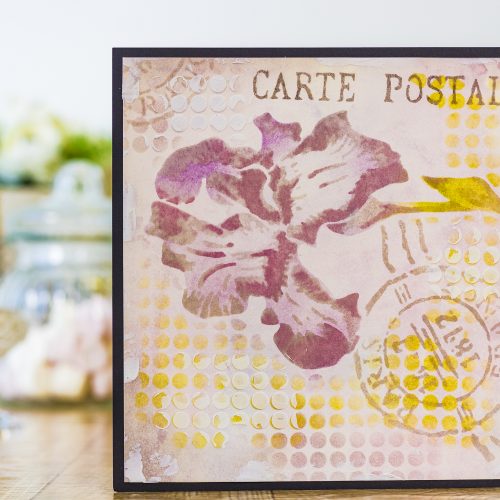 Create layered images with the Parisian Stencils