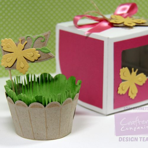 Tutorial: Scallop Cupcake Wrapper with Grass