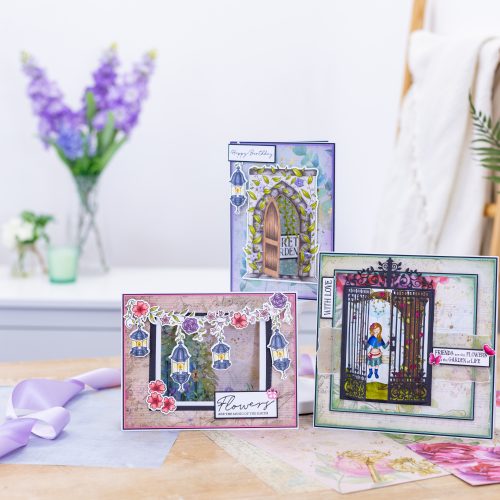 Craft interactive, literary cards with the Secret Garden collection