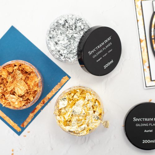 How to use Spectrum Noir Gilding Flakes