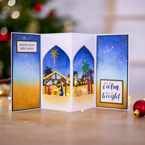 Craft Christmas Cards that really glow with the Scenes of Light collection!