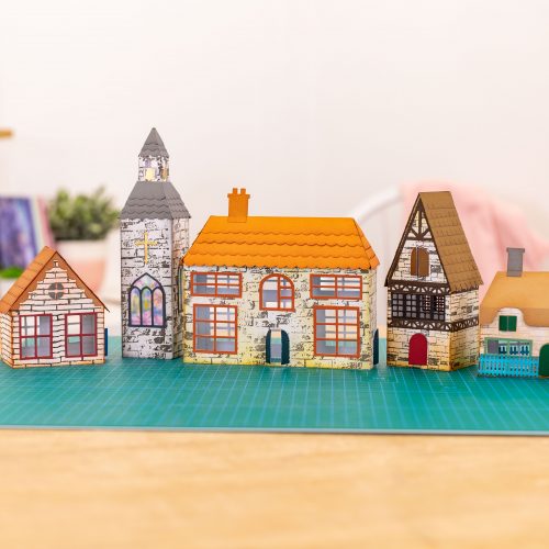 Craft your own 3D Country Village
