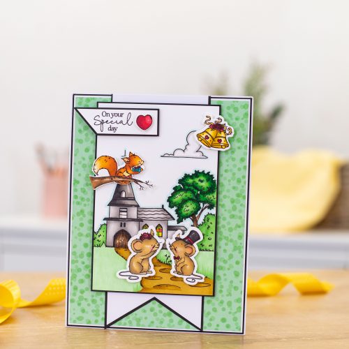 Create the most adorable cards with the Lee Holland Cute Character Stamp & Die Collection