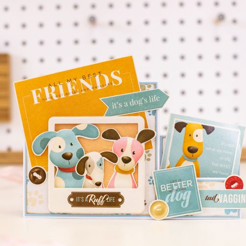 Create the cutest home-made cards with Nitwit Pawsitivity!