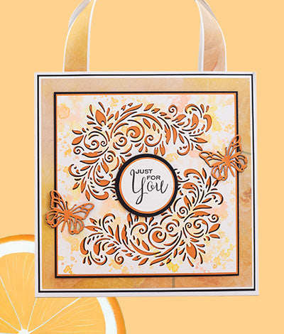 Large Flourish Corner Dies