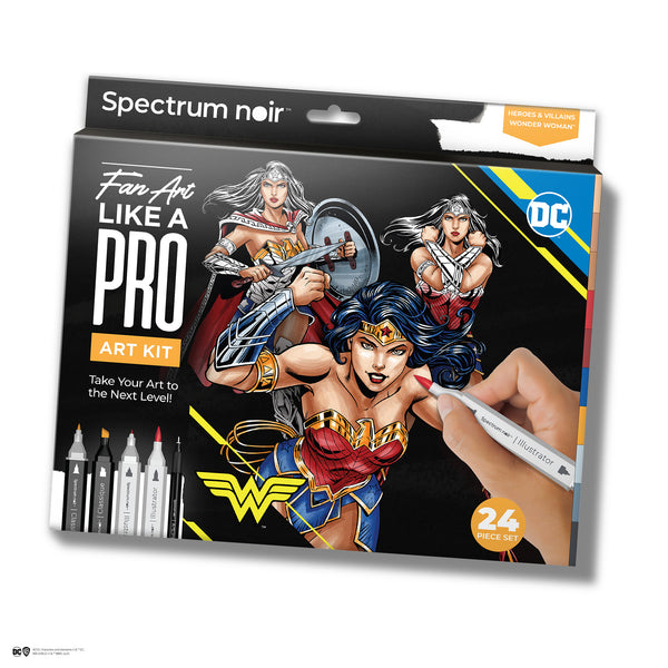 Spectrum Noir Fan-Art Like a Pro Art Kit - Wonder Woman