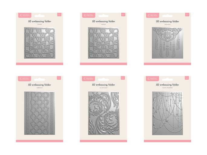 Crafter's Companion Embossing Folder Selection