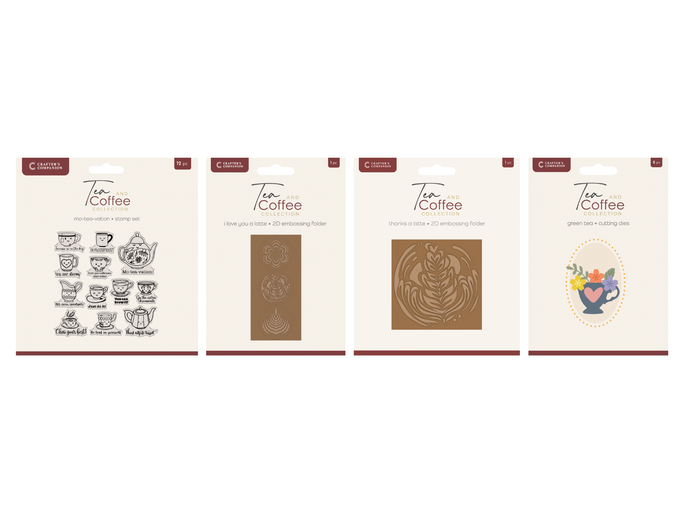 Crafter's Companion Tea & Coffee 4pc Selection