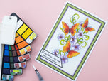 Flip Watercolour Paint Palette - 42 Colours