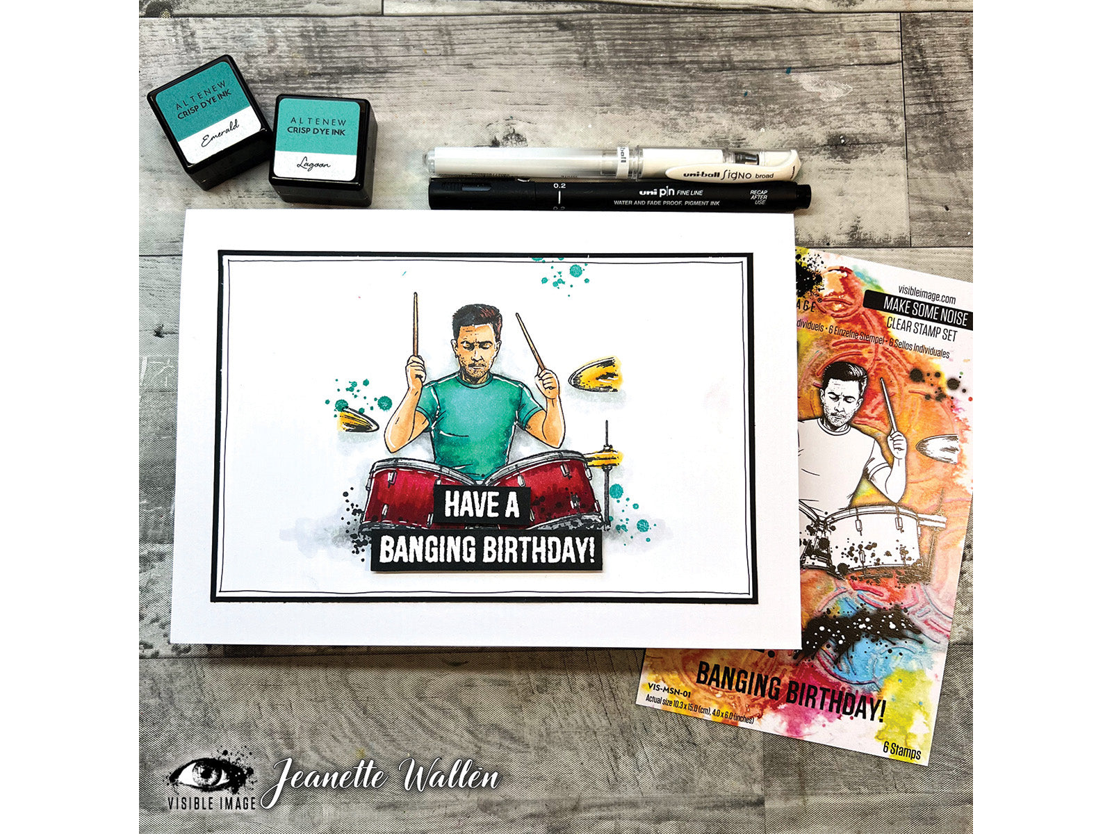 Visible Image Make Some Noise Stamp Set