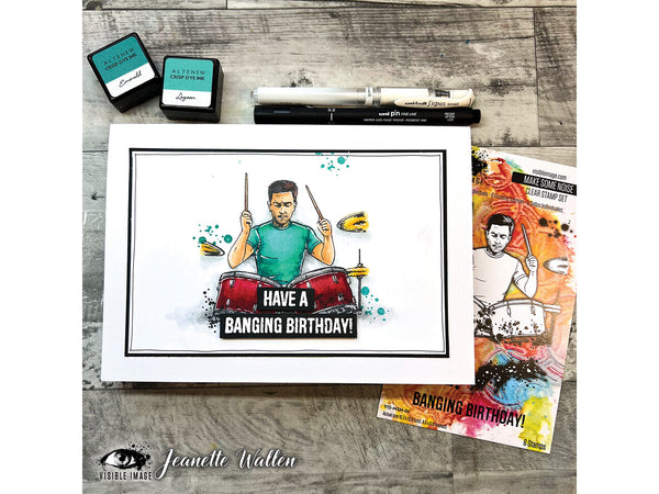Visible Image Make Some Noise Stamp Set