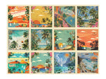 Retro Vacay - Retro Vacation Paper Pad 6" x 6"