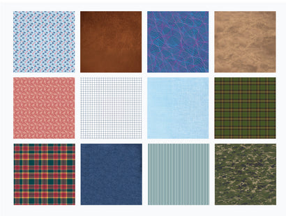 Fabric Textures Paper Pad 6" x 6"