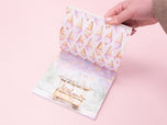 Life is Sweet - Pastel Pearlescent Vintage Ice Cream Paper Pad 6" x 6"