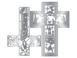 Nativity Scene Cross Metal Die Set