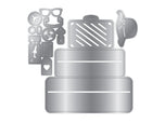 Retro Vacay - Suitcase Metal Die Set