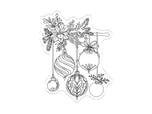 Christmas Baubles Branch Stamp Set