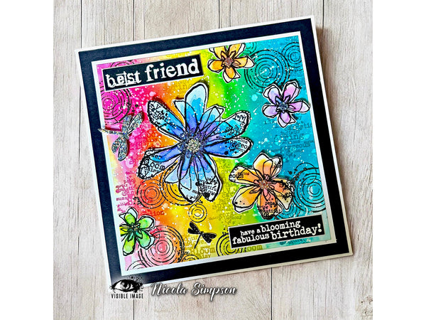 Visible Image Blooming Fabulous Stamp Set