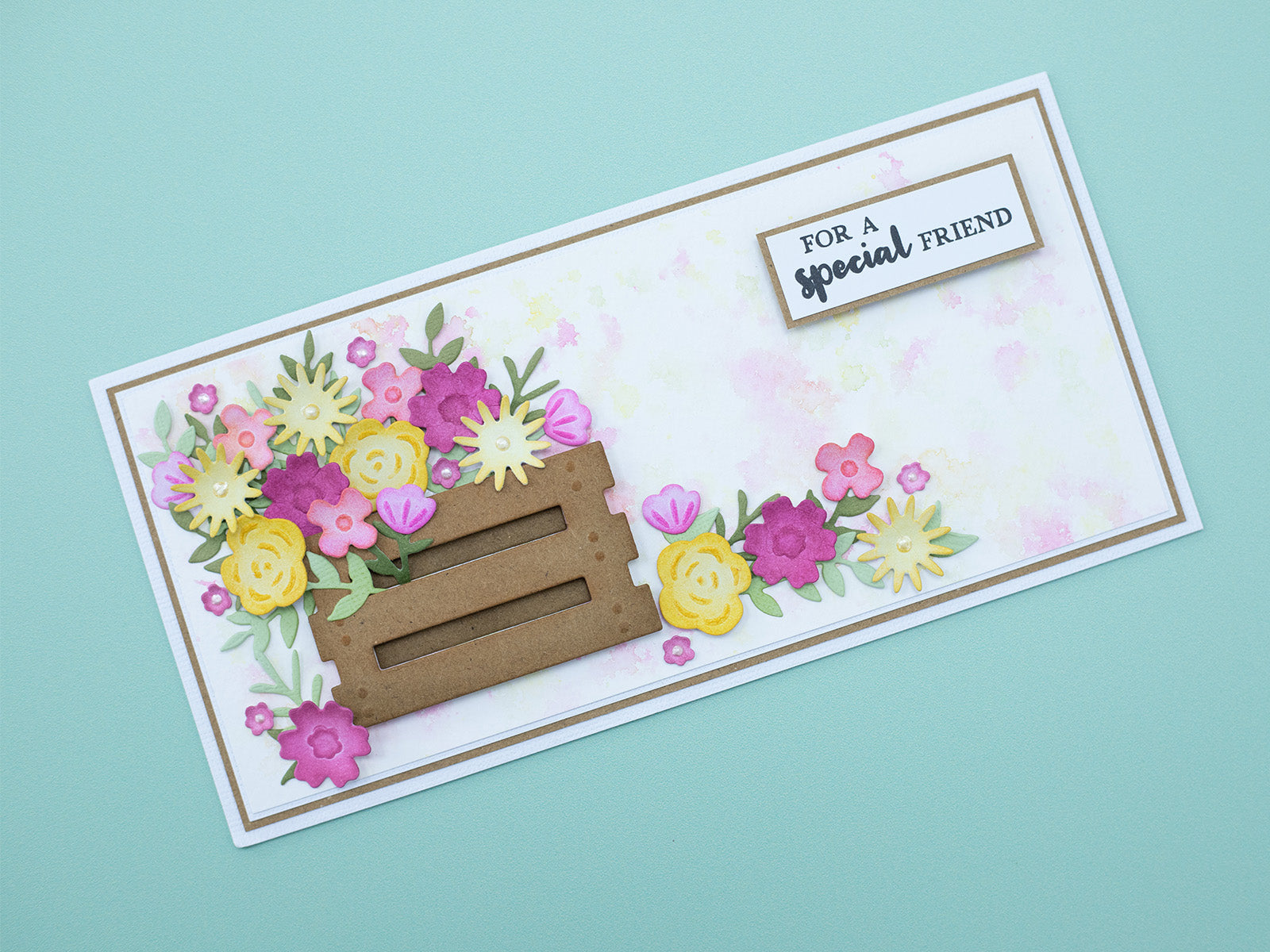Nature's Garden Summer Garden - Floral Basket Metal Die Set