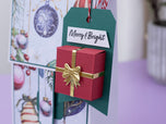 Christmas Tags Stamp, Stencil & Metal Die Set
