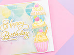 Cupcake Stack Stamp & Metal Die